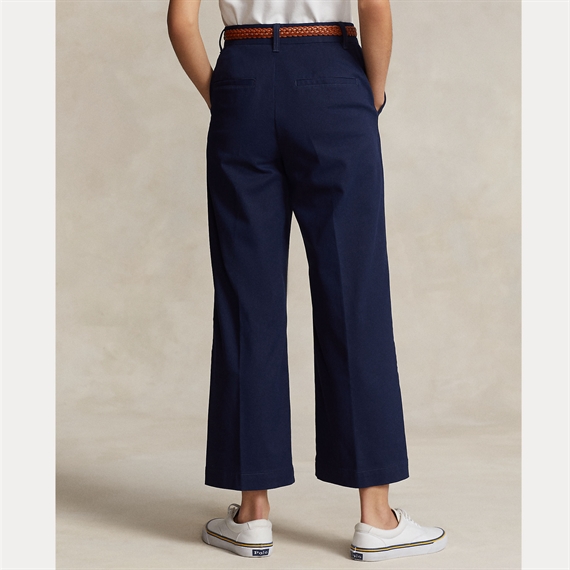 Polo Ralph Lauren Chino Wide-leg Trousers, Newport Navy 